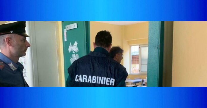 Controlli dei Carabinieri nell'Istituto Giustino Fortunato dopo il Pestaggio di un Quindicenne-min