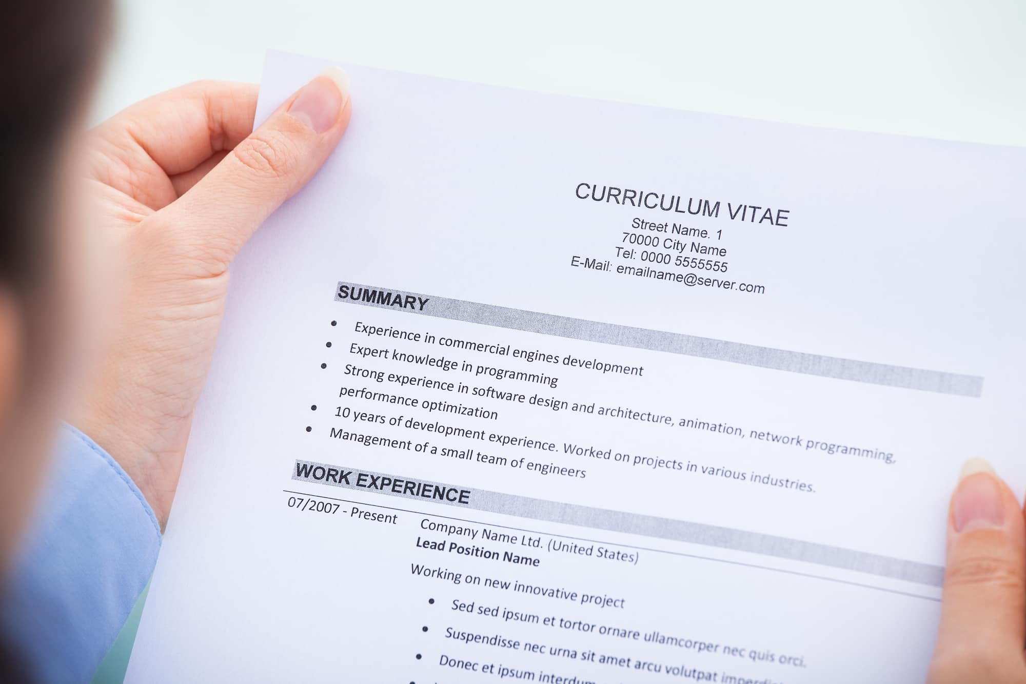 Curriculum Vitae Depositphotos_37033657_L-min