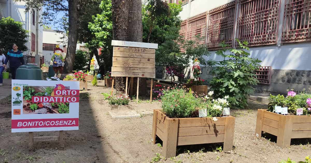 Inaugurazione dell'orto sinergico alla Bonito-Cosenza