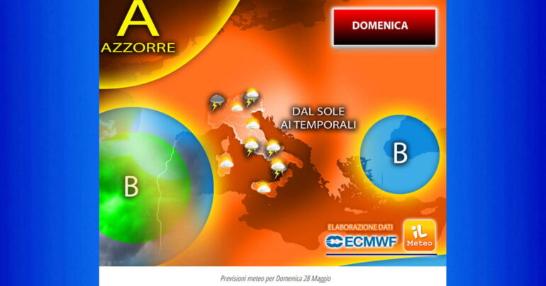 Meteo 28 Maggio 2023: Domenica con inganno!