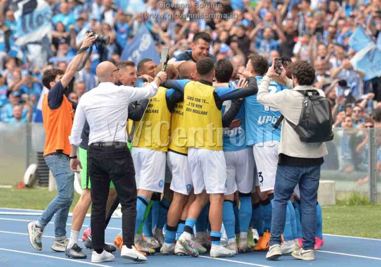Napoli – Salernitana (1-1). Le foto dei calciatori in campo