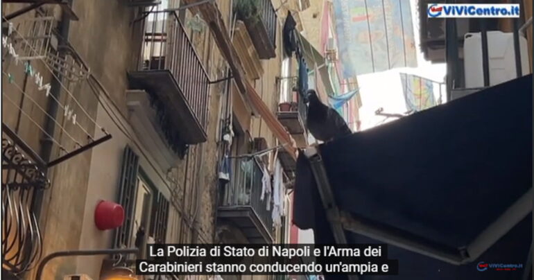 Polizia e Carabinieri insieme nei Quartieri Spagnoli di Napoli