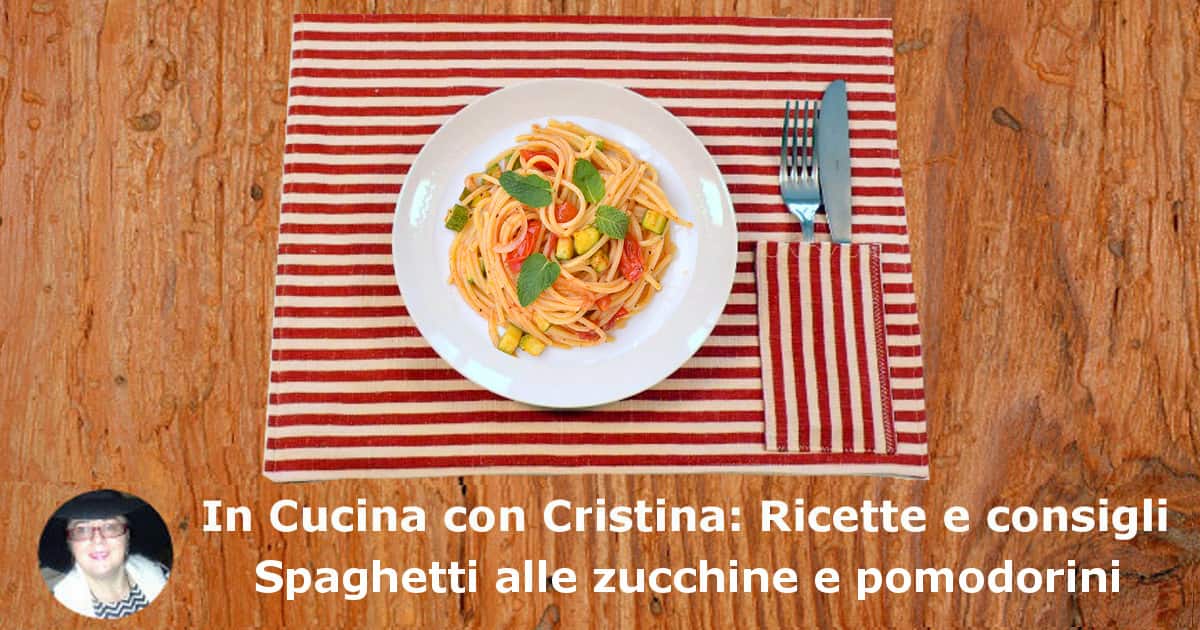 Spaghetti alle zucchine e pomodorini-min