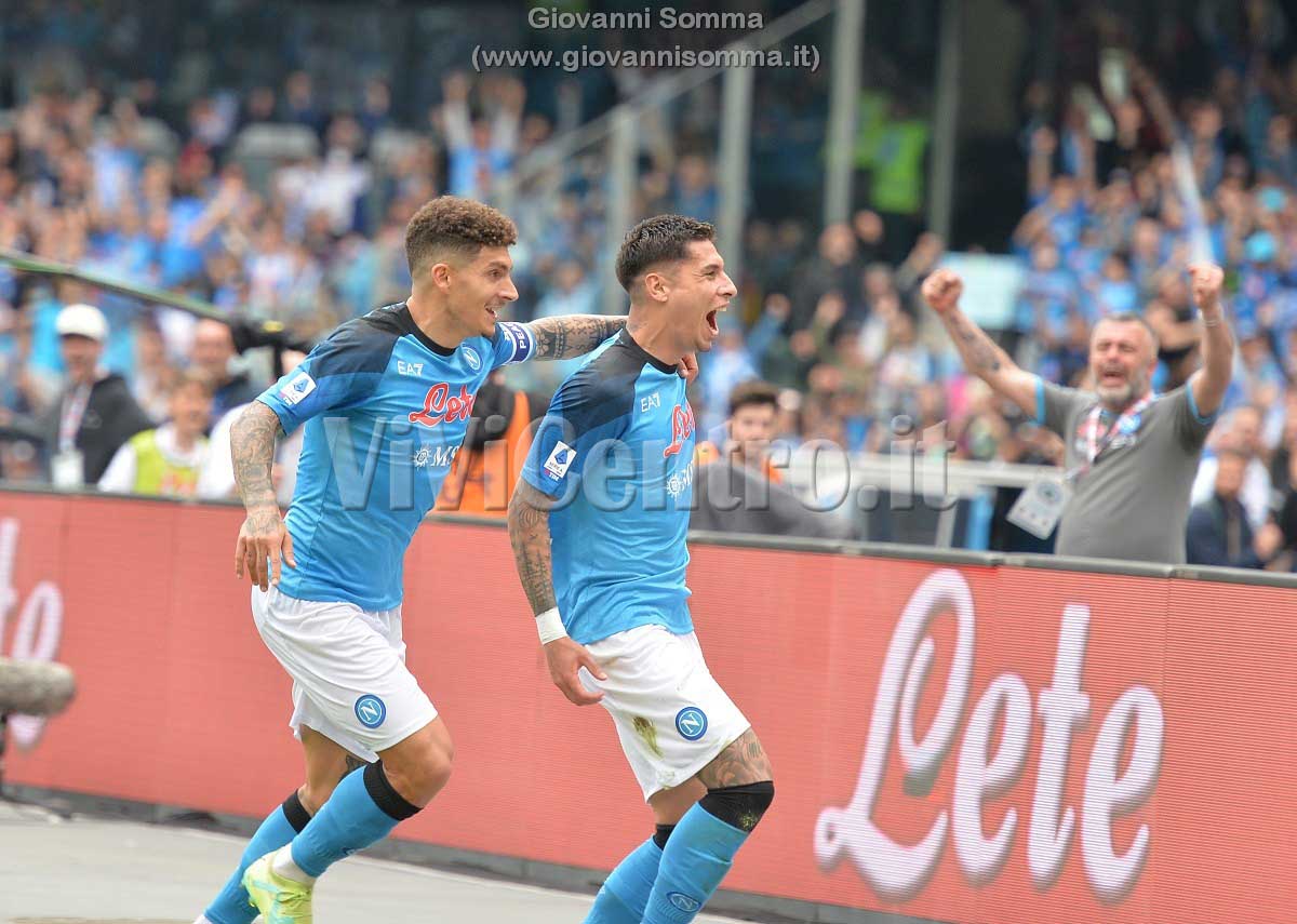 voti napoli salernitana serie a derby scudetto Olivera