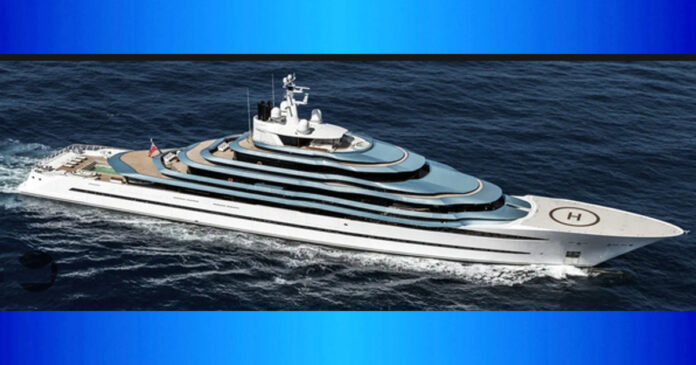 Bravo Eugenia, il mega yacht da 250 milioni è approdato nello Stabia Main Port