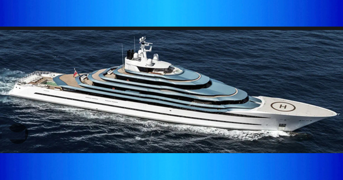 Bravo Eugenia, il mega yacht da 250 milioni è approdato nello Stabia Main Port