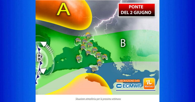 Meteo 1 Giugno 2023: TEMPORALI NO-STOP nei Prossimi Giorni