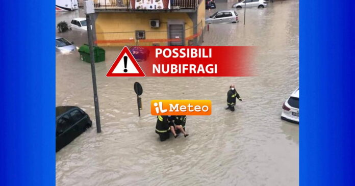 Meteo 14 Giugno 2023, Nubifragi