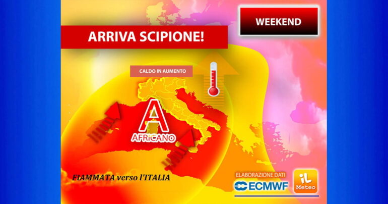 Meteo 16 Giugno 2023: Arriva l’anticiclone africano Scipione