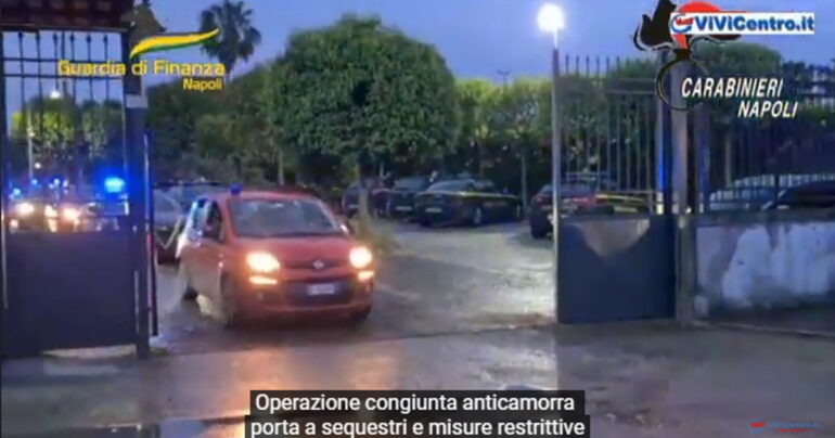 Operazione congiunta anticamorra porta a sequestri e misure restrittive