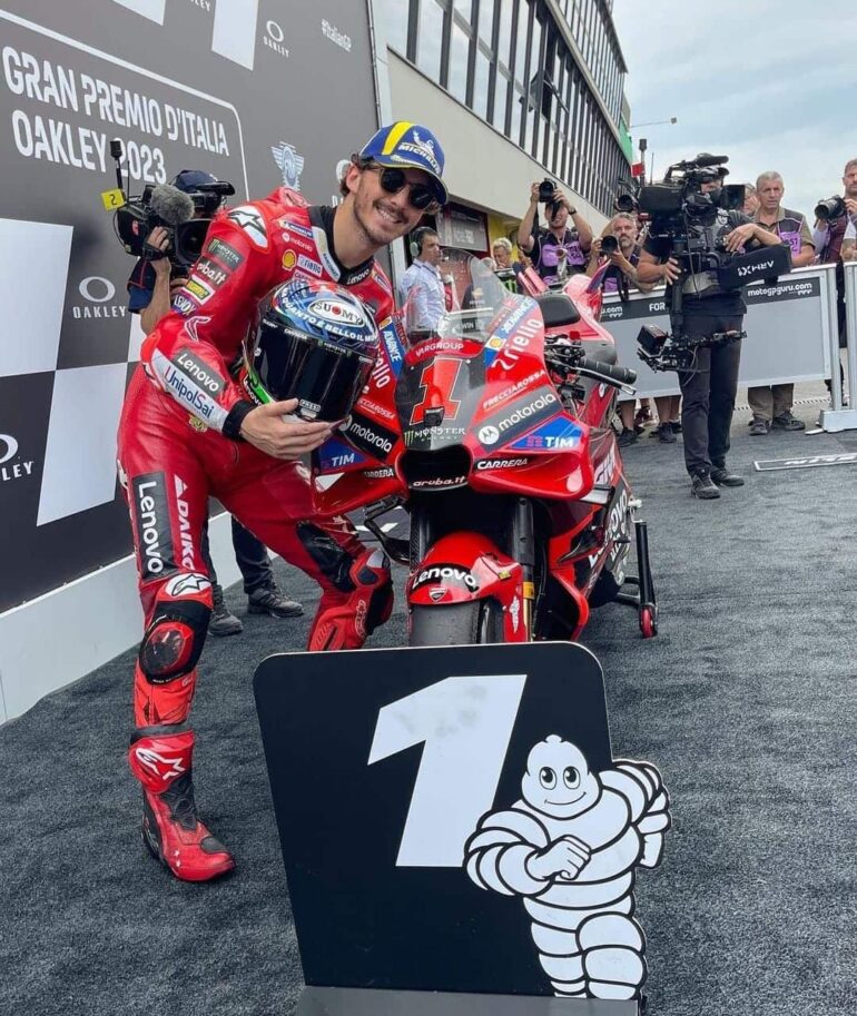 Pole Position  per Pecco Bagnaia, di rabbia al Mugello!