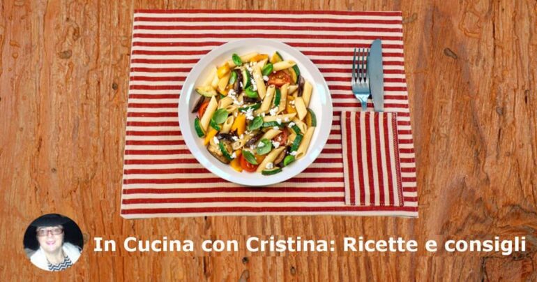 Penne con zucchine e feta