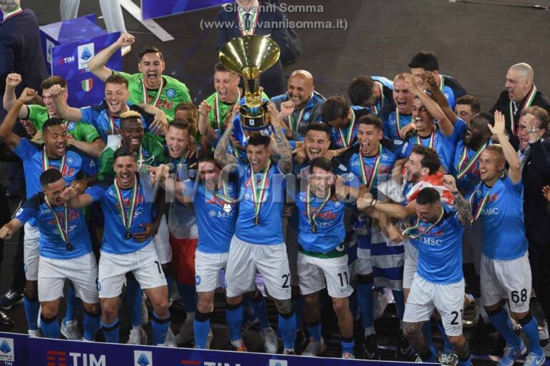 Napoli campione d’Italia 2023: Le foto della premiazione