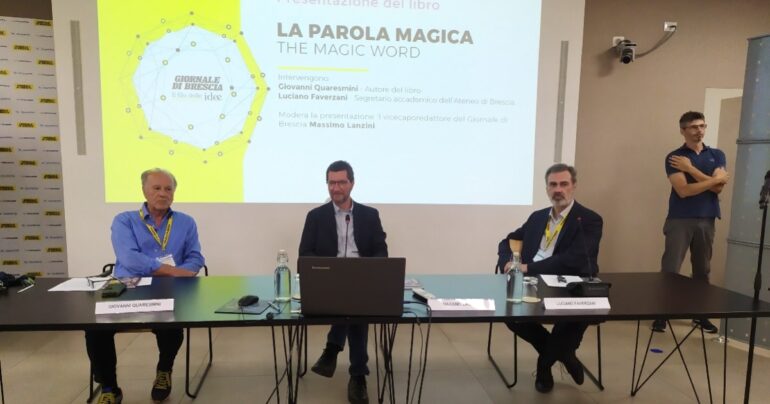 Presentato il libro “La parola magica” di Gianni Quaresmini