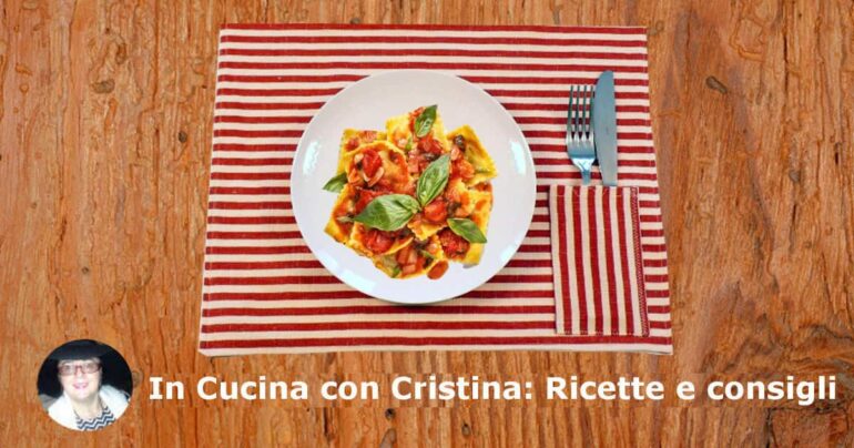 Ravioli al pomodoro fresco e basilico