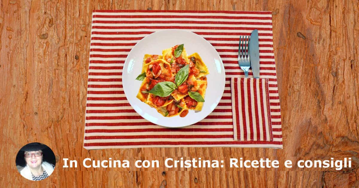 Ravioli al pomodoro fresco e basilico