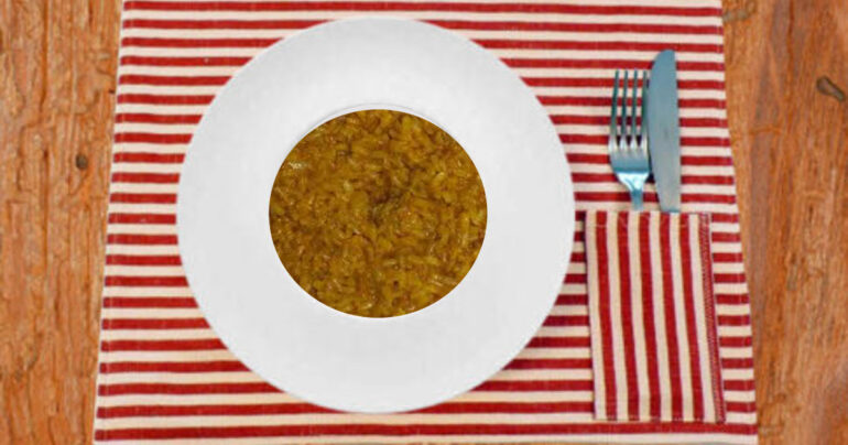 Risotto con fiori di zucca e zafferano