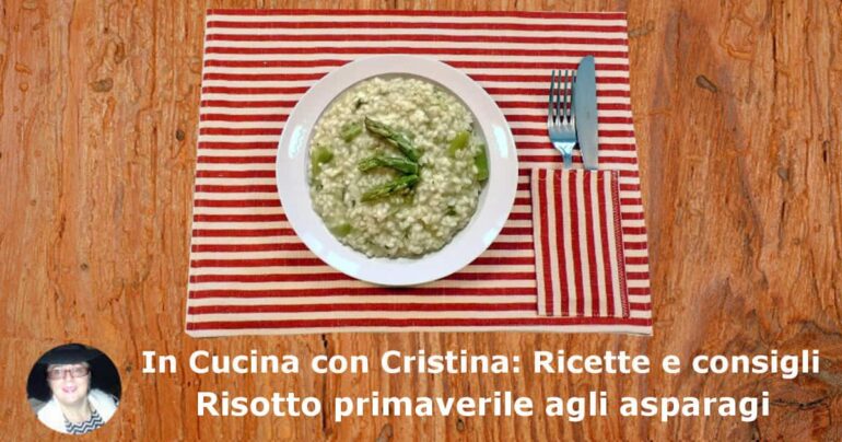 Risotto primaverile agli asparagi