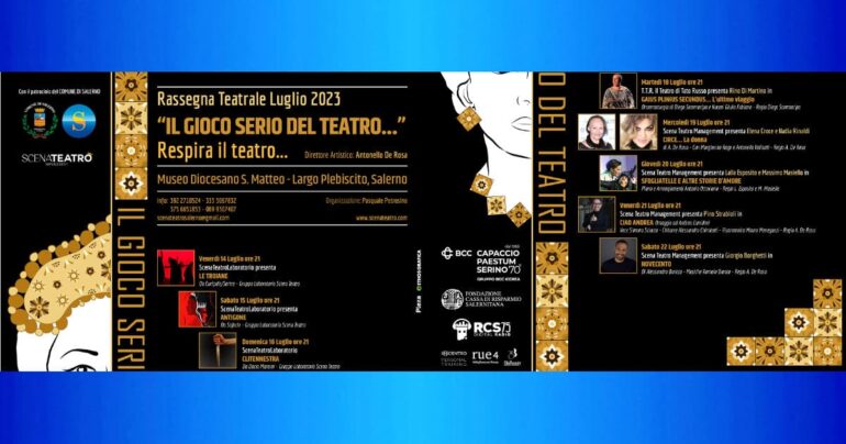 Il gioco serio del Teatro sotto le stelle di Salerno