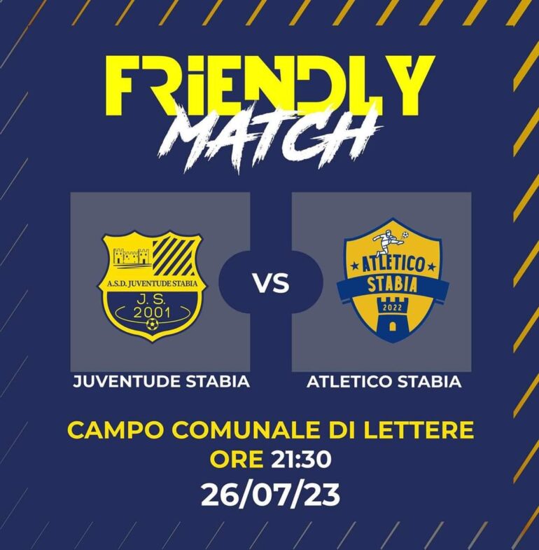 Juventude Stabia: Domani la prima amichevole contro l’Atletico Stabia