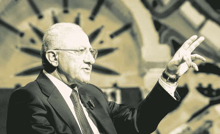 De Luca: Sottopasso Castellammare s’hà da fare