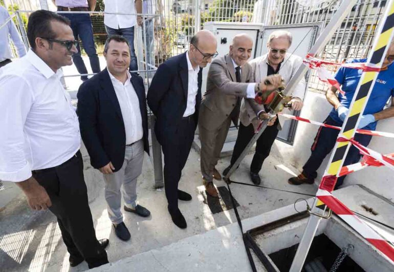 GORI Pompei. Chiuso lo scarico di via Aldo Moro