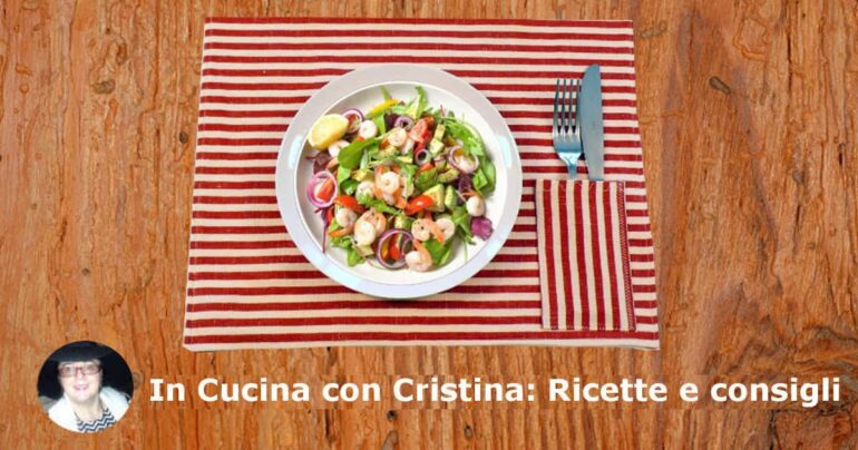 Insalata di gamberetti e avocado