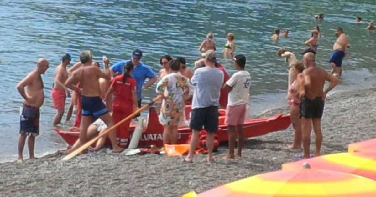 Interventi in spiaggia del 118 e croce rossa