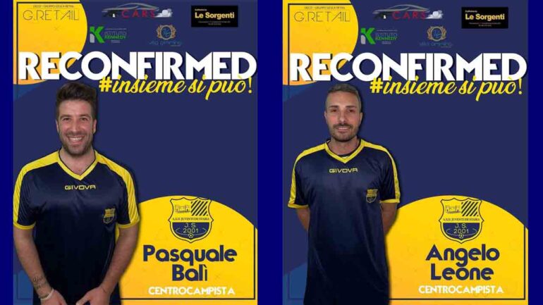 Juventude Stabia: Rinnovano il contratto Balì e Leone