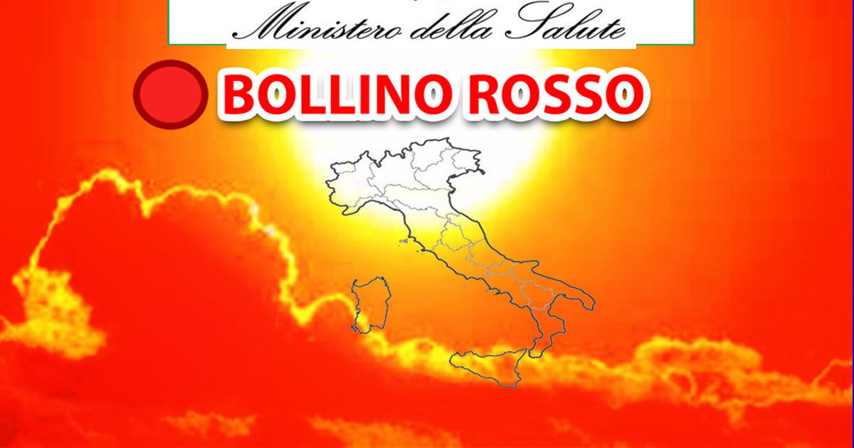 Meteo, bollino rosso