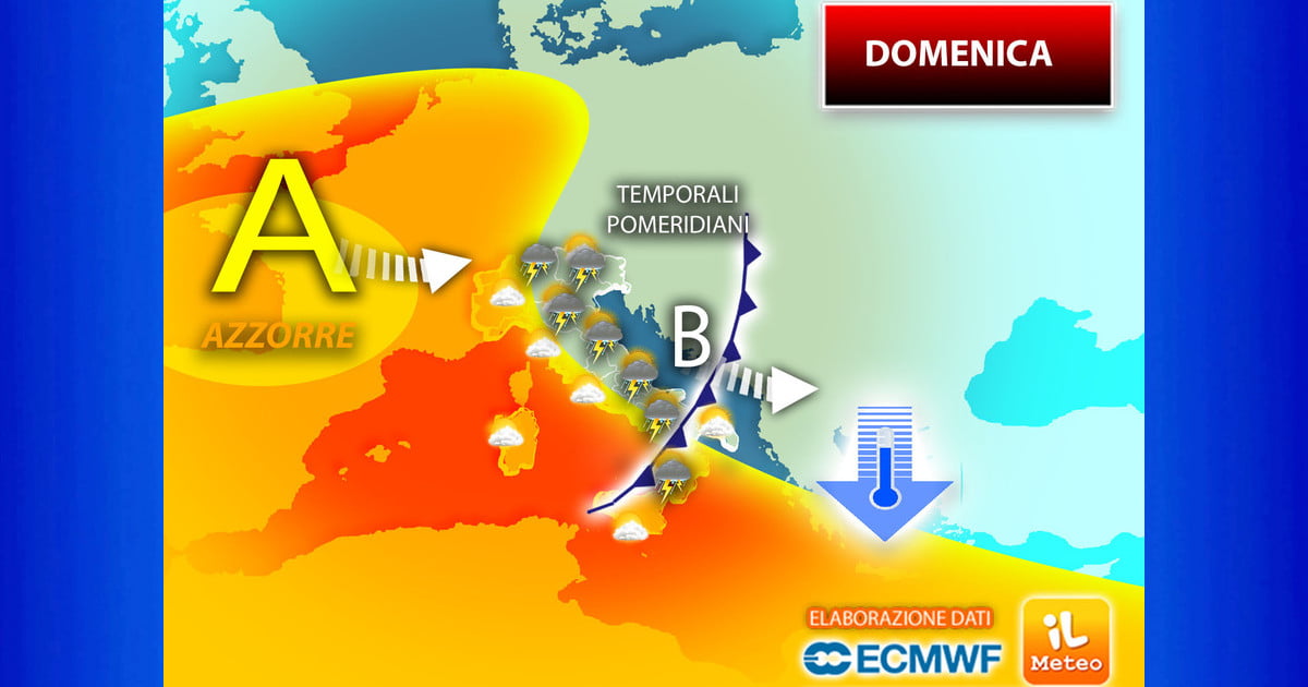 Meteo 2 Luglio 2023, Domenica