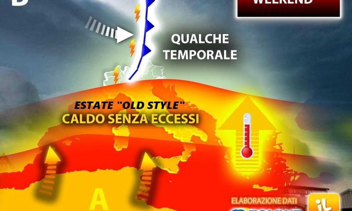Meteo 28 Luglio 2023: Caldo in aumento al Sud, temporali al Nord