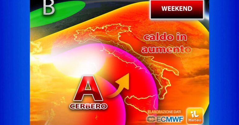 Meteo 8 Luglio 2023: Escalation di caldo fin oltre i 43°C