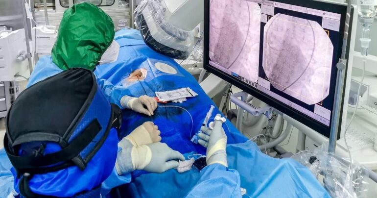 Primo Intervento di Radiologia Interventistica all’Ospedale San Leonardo di Castellammare di Stabia