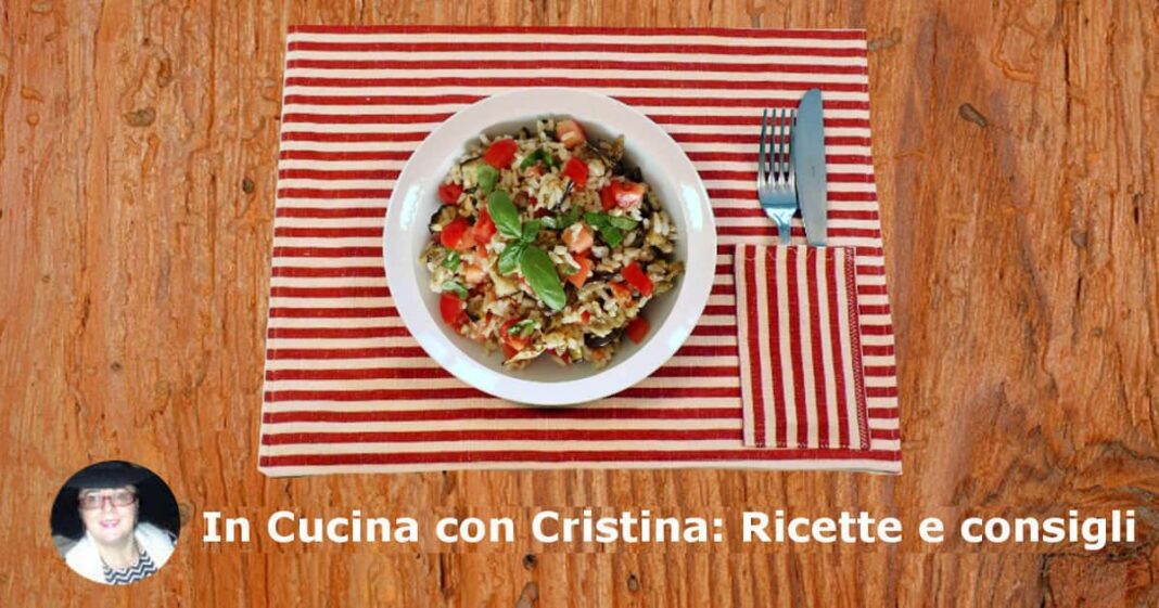 Risotto alle Melanzane e Pomodorini 🍅🍆 Risotto alle Melanzane e Pomodorini 🍅🍆