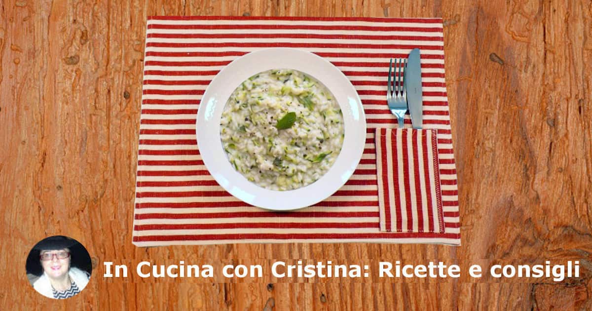 Risotto alle zucchine estive