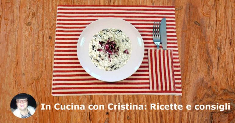 Risotto radicchio e gorgonzola