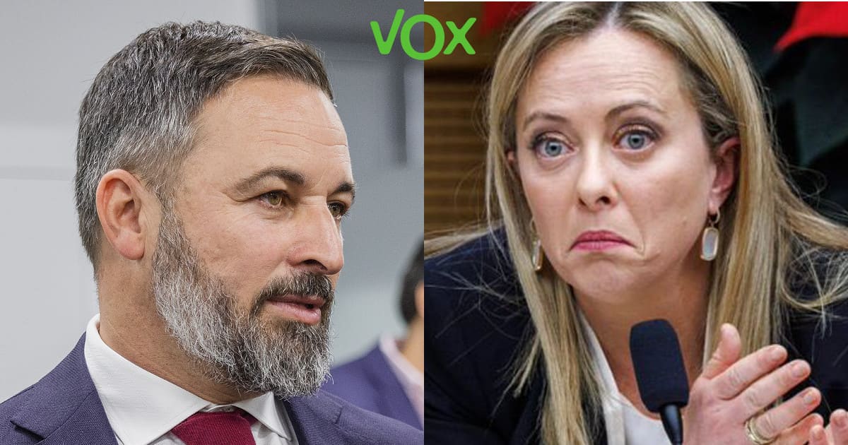 La "scivolata" di Giorgia su Vox