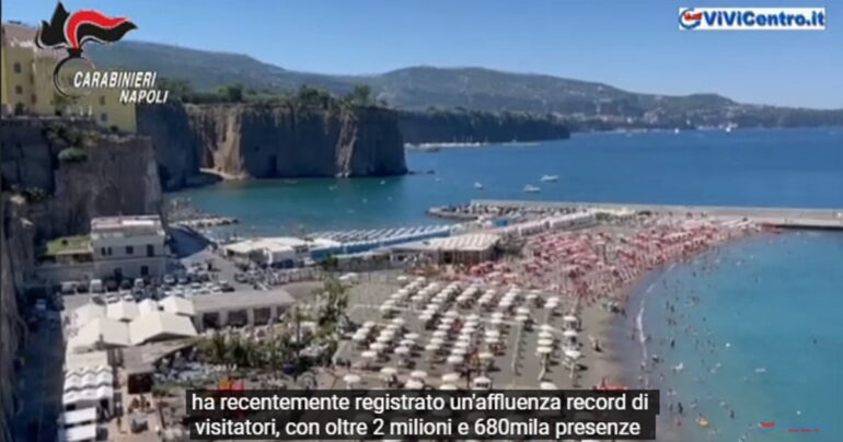 Sorrento: Carabinieri sulle Tracce delle ‘Navette Abusive’ e del Trasporto Turistico Irregolare