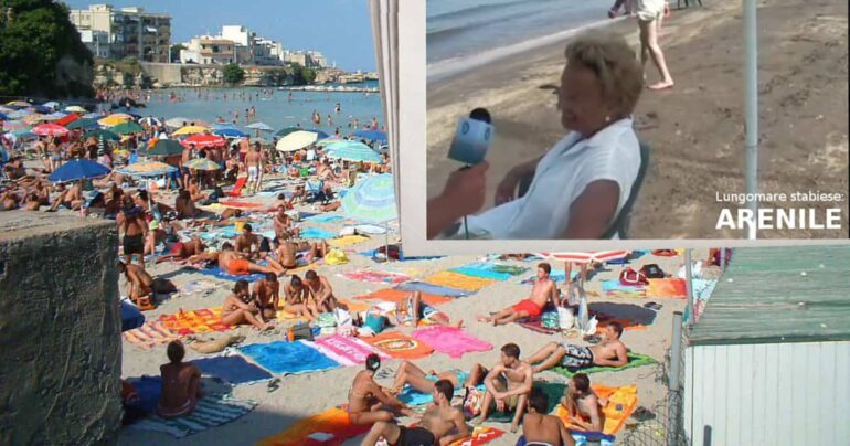 Abusi sul litorale De Gasperi, e sulla costa, di Castellammare di Stabia – VIDEO