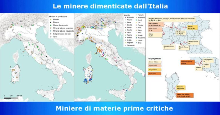 Tesori dimenticati: Italia alla ricerca di materie prime critiche