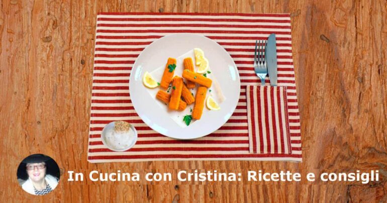 Bastoncini di Pesce con Salsa Tzatziki