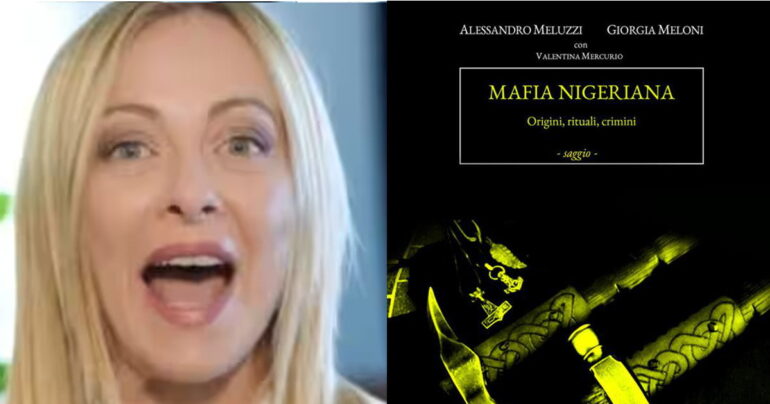 Mafia Nigeriana: il libro della Meloni come quello di Vannacci!
