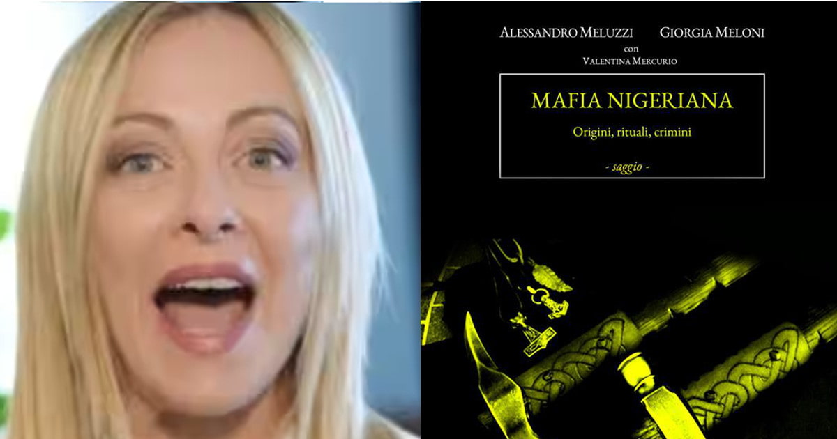 Controverso Libro sulla Mafia Nigeriana scritto dalla Meloni