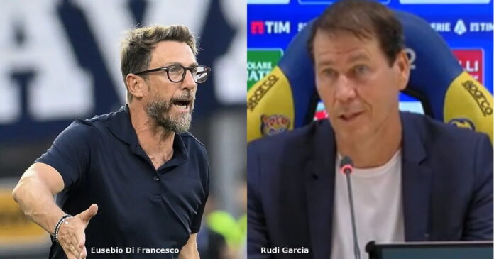Eusebio Di Francesco e Rudi Garcia, le dichiarazioni nel Post Partita Frosinone-Napoli (1-3)