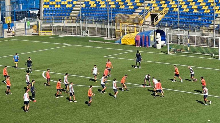 Juve Stabia, il report del quinto giorno di allenamenti al Menti