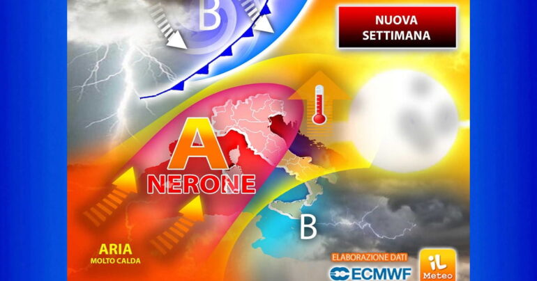 Meteo 21 Agosto 2023: In arrivo l’ultima FIAMMATA di NERONE