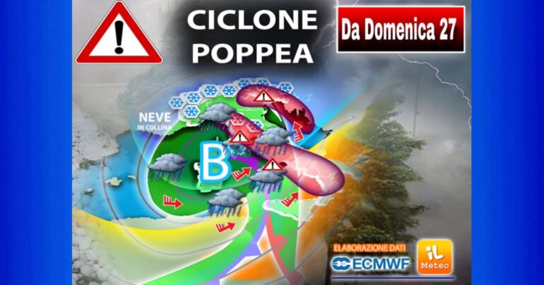 Meteo 23 Agosto 2023: Ultimi 4 giorni di Nerone, poi arriva Poppea!