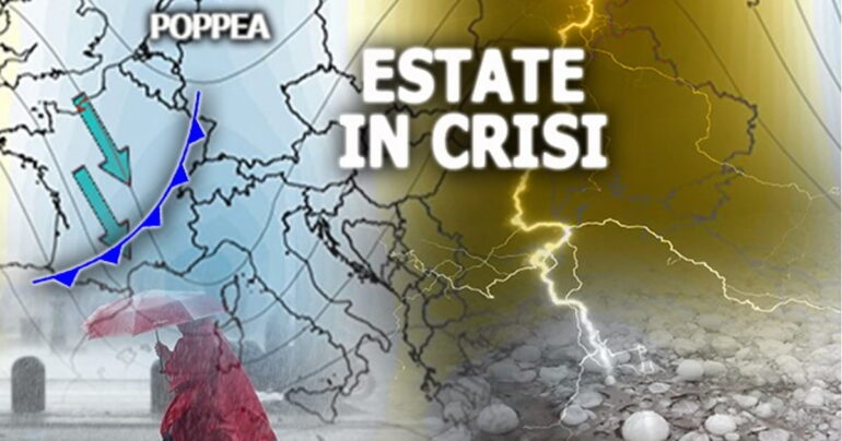 Meteo 25 Agosto 2023: Dal Weekend Nubifragi e Grandine, arriva Poppea