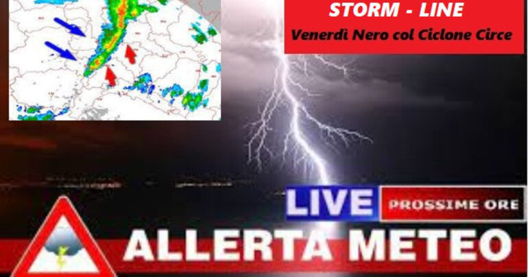 Meteo 4 Agosto 2023: Ecco il Ciclone Circe, nubifragi e crollo termico